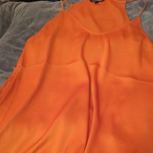 Express satin racerback cami